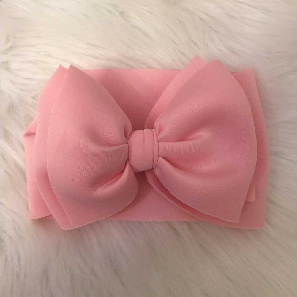 4 baby headwraps bows